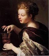 Cleopatra puts a pearl in the wine Anthoni Schoonjans